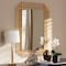 Baxton Studio Kalinda Art Deco Antique Gold Finished Rectangular Accent Wall Mirror 150-8871 - alternate 2